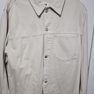 Weekday Off-White Shirt Jacket